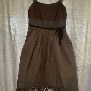BCBG Black Taffeta Dress